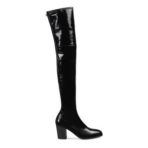 NIB $2150 Patent Over The Knee Patent Leather Boots